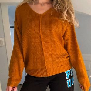 Orange sweater